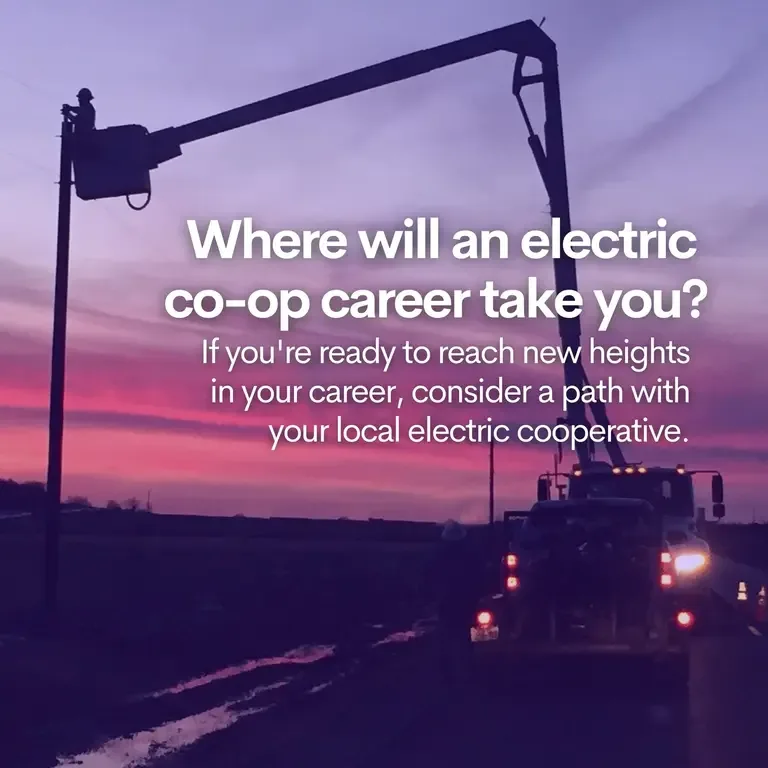 Advertisement: Where will an electric co-op career take out?