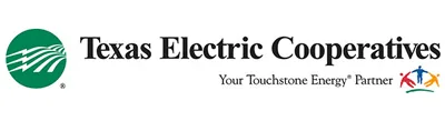 Texas Electric Cooperatives Your Touchstone Energy Partner logo.